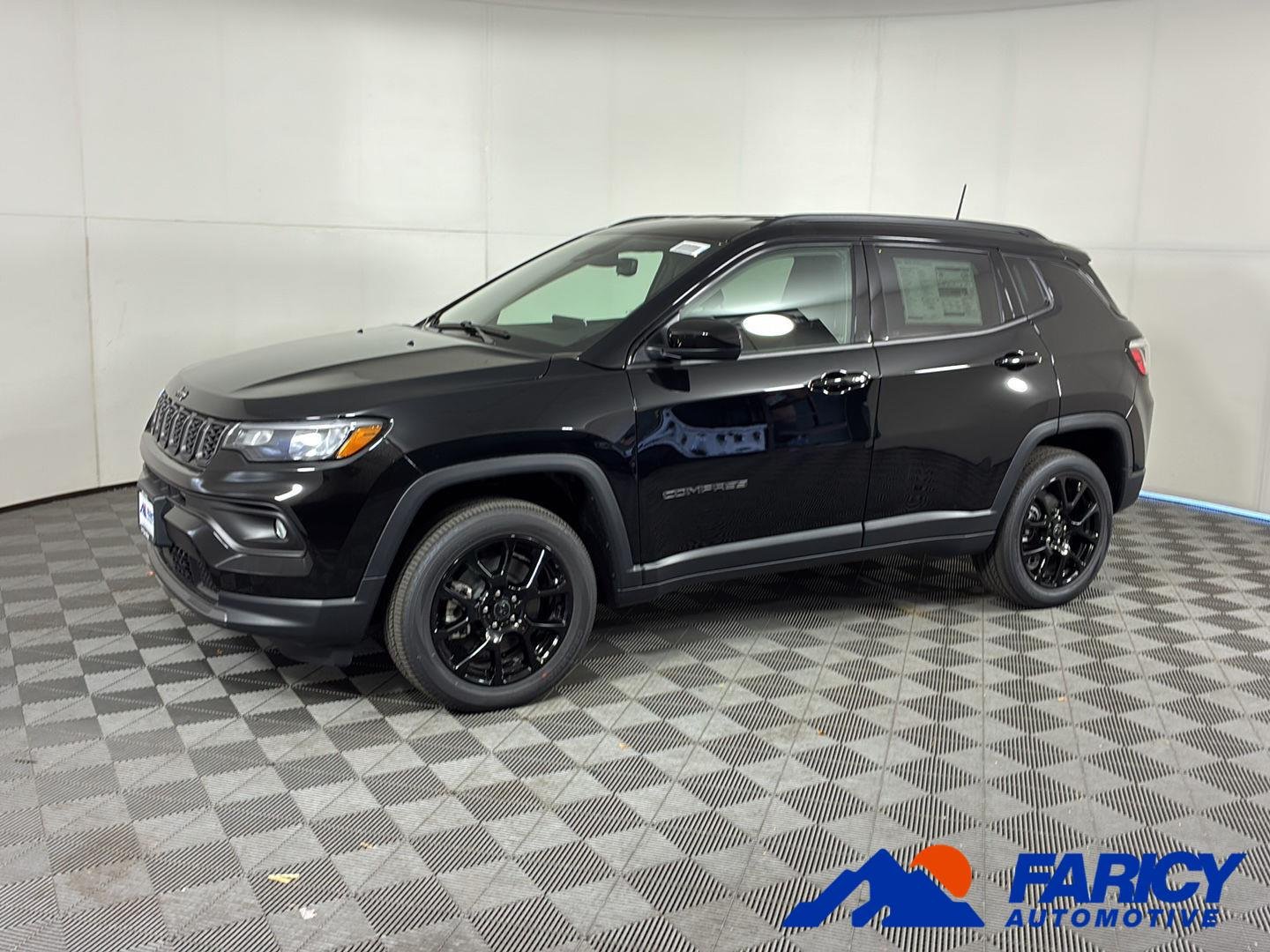New 2026 Diamond Black Crystal Pearl-Coat Exterior Paint Jeep Latitude Altitude image 1