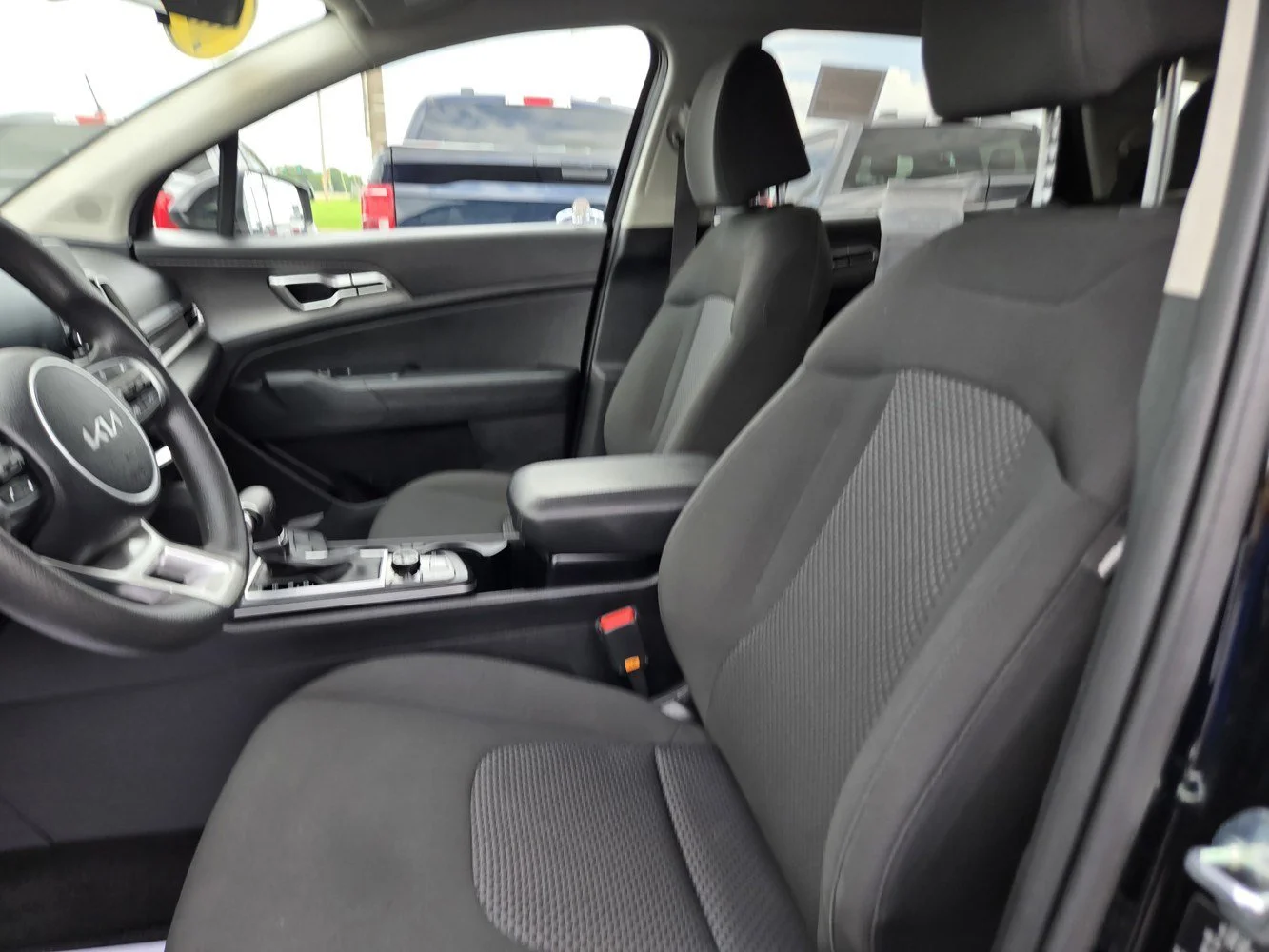 Used 2025 Ebony Black Kia LX image 25