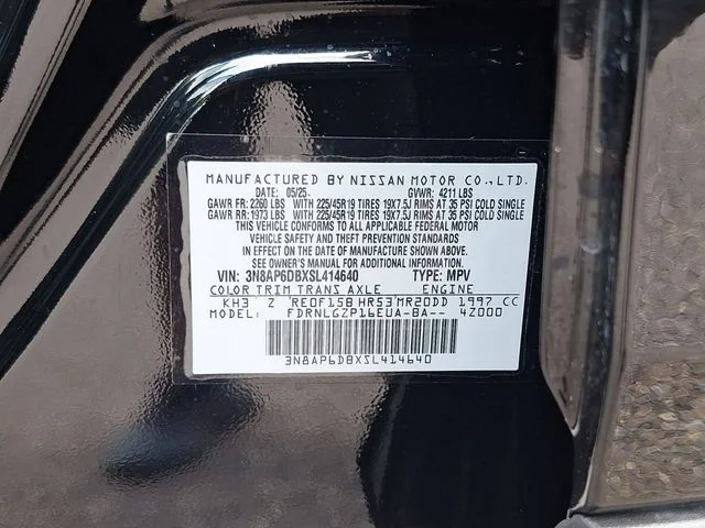 Certified Used 2025 Black Nissan SR image 29