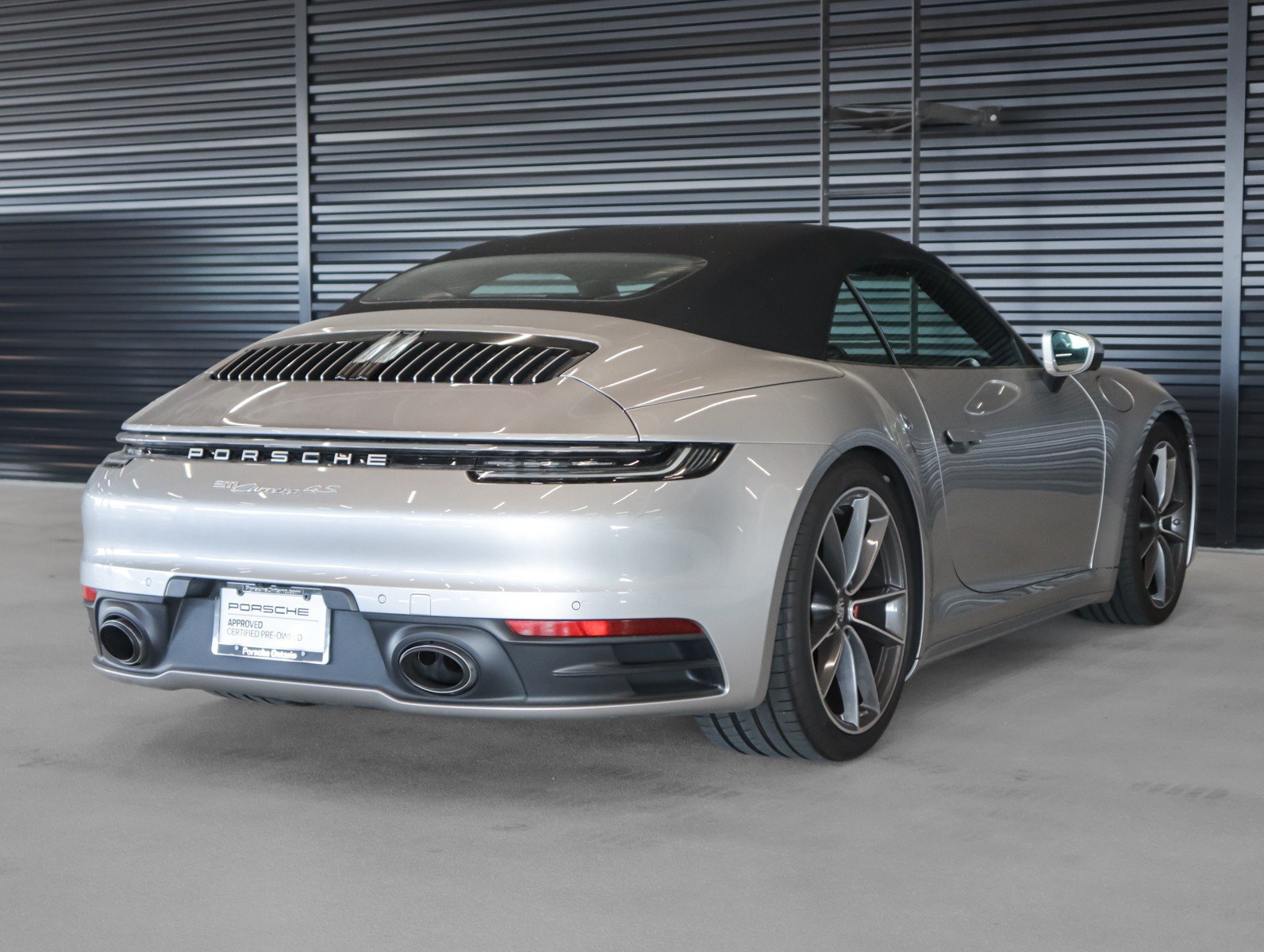 Certified Used 2021 Gt Silver Metallic Porsche Carrera 4S Cabriolet image 10