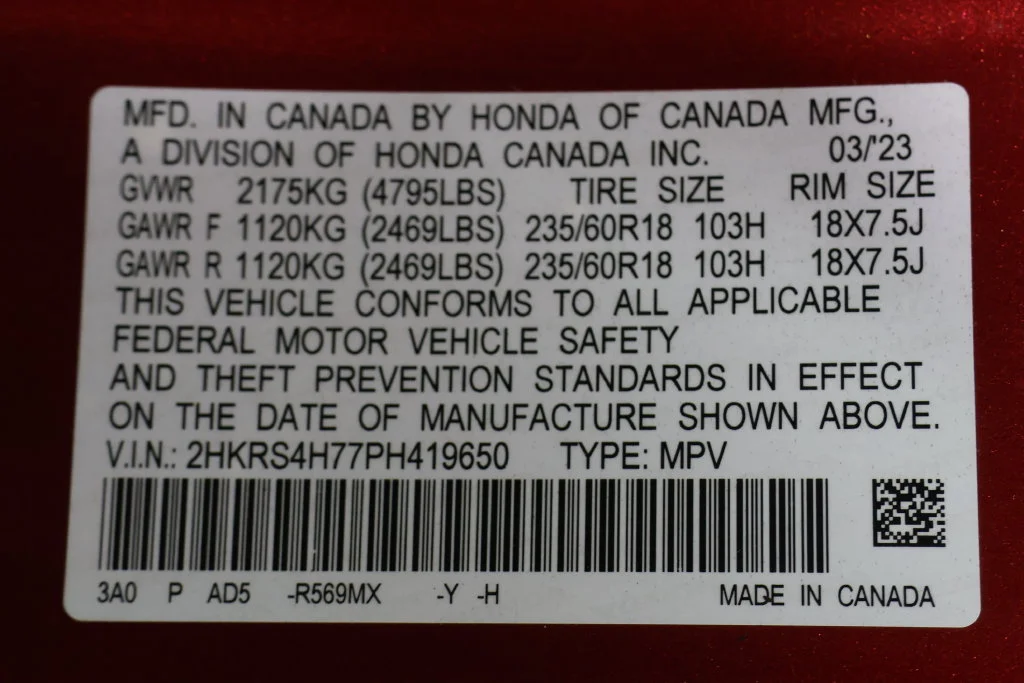 Used 2023 Radiant Red Metallic Honda EX-L image 30