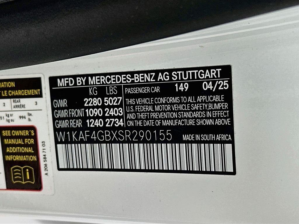 Certified Used 2025 White Mercedes-Benz C 300 image 31