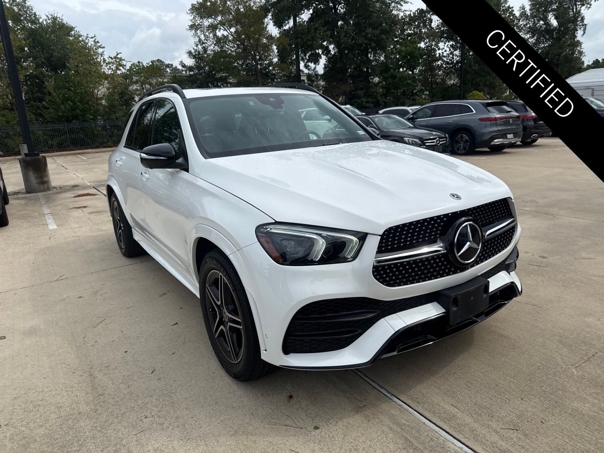 Certified Used 2023 Polar White Mercedes-Benz GLE 350 image 2