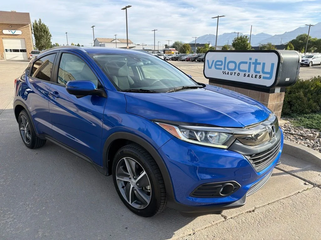 Used 2021 Blue Honda EX image 1