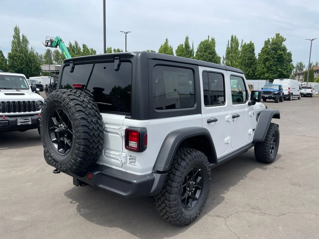 New 2026 Bright White Clear-Coat Exterior Paint Jeep Willys image 4