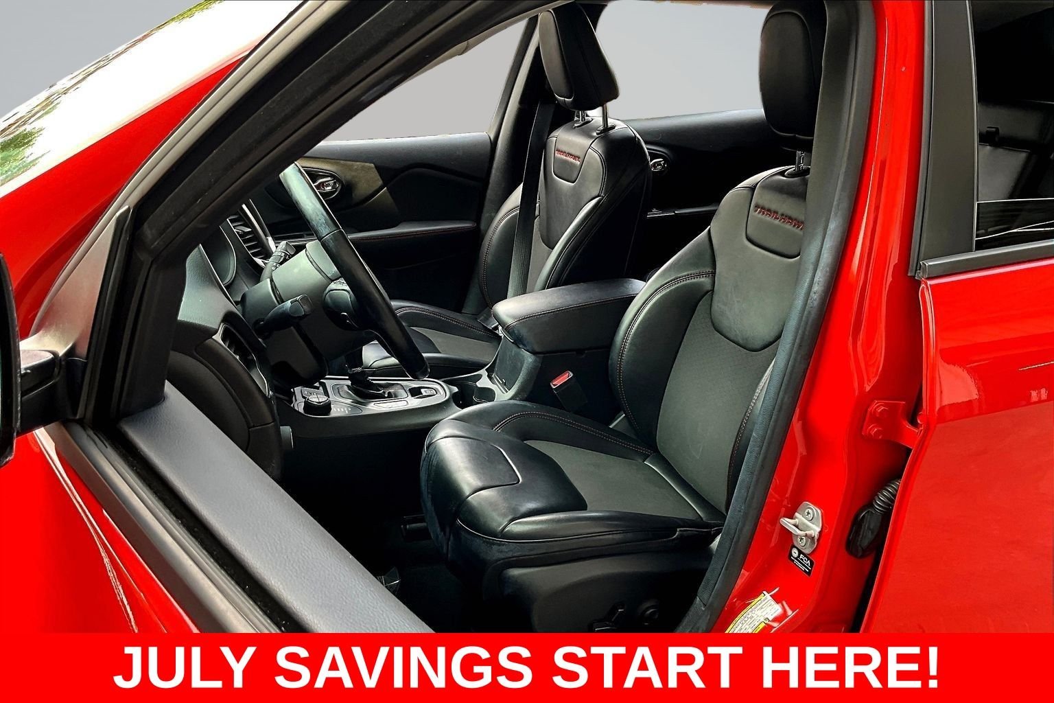Used 2021 Orange Jeep Trailhawk image 23
