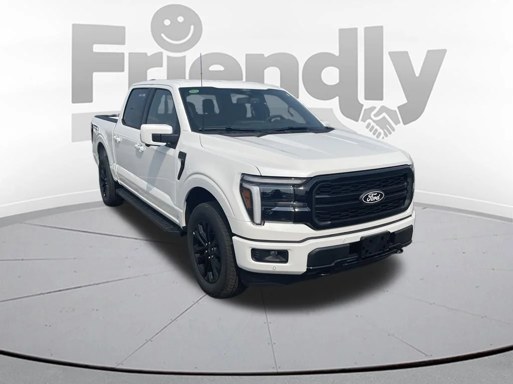 New 2026 Star White Metallic Tri-Coat Ford Lariat® image 3