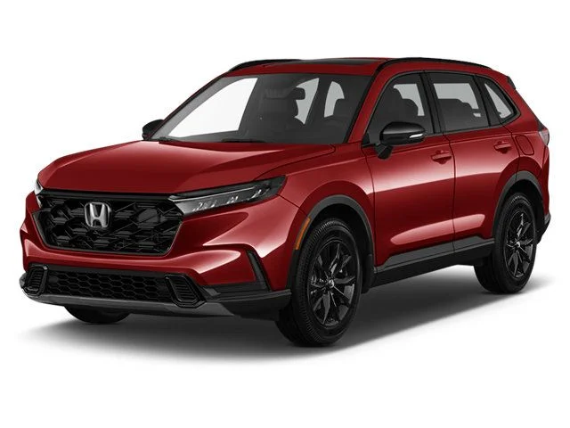 New 2027 Radiant Red Metallic Honda Sport Hybrid AWD image 1