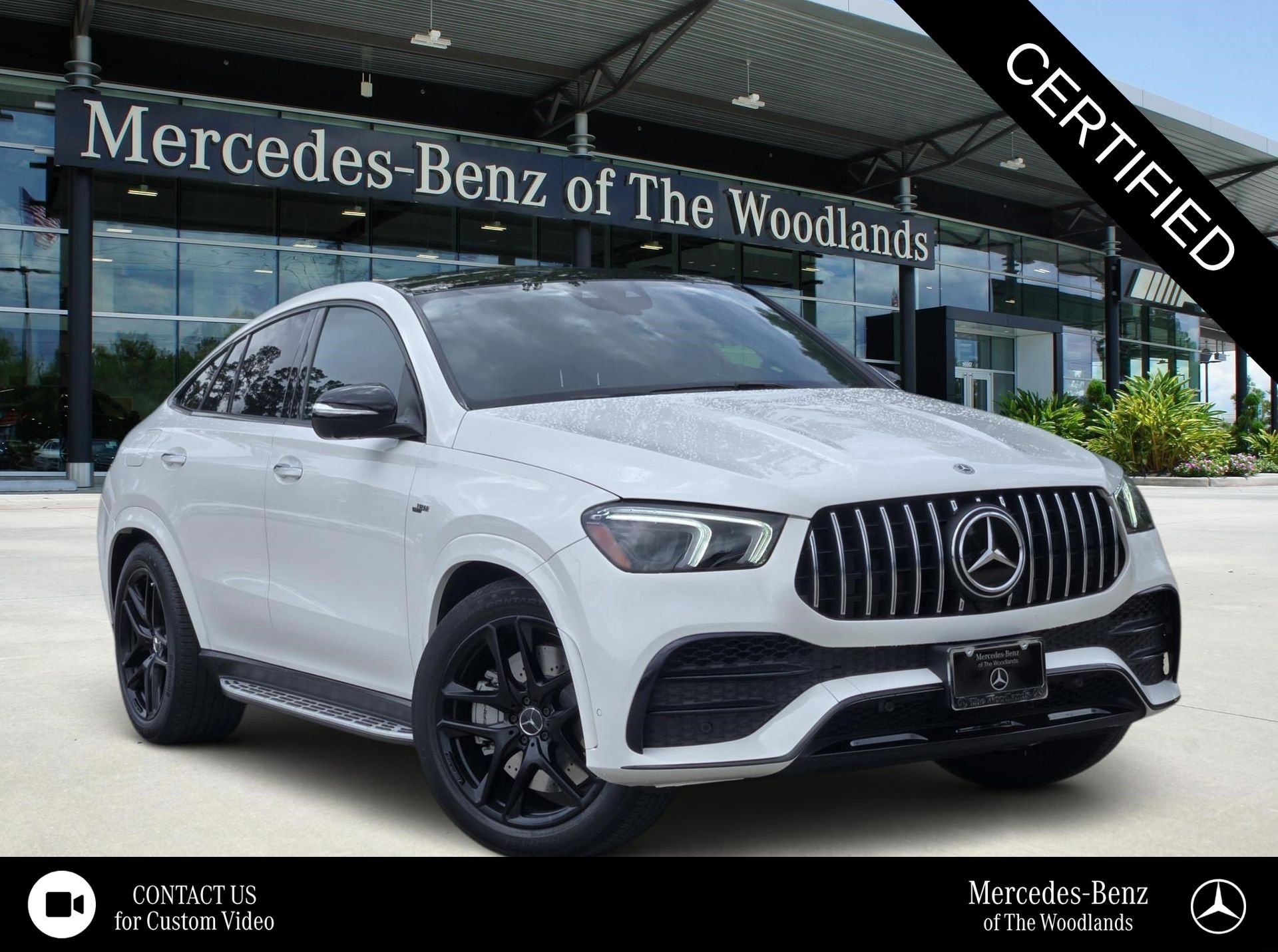 Certified Used 2023 Polar White Mercedes-Benz GLE 53 AMG® image 1