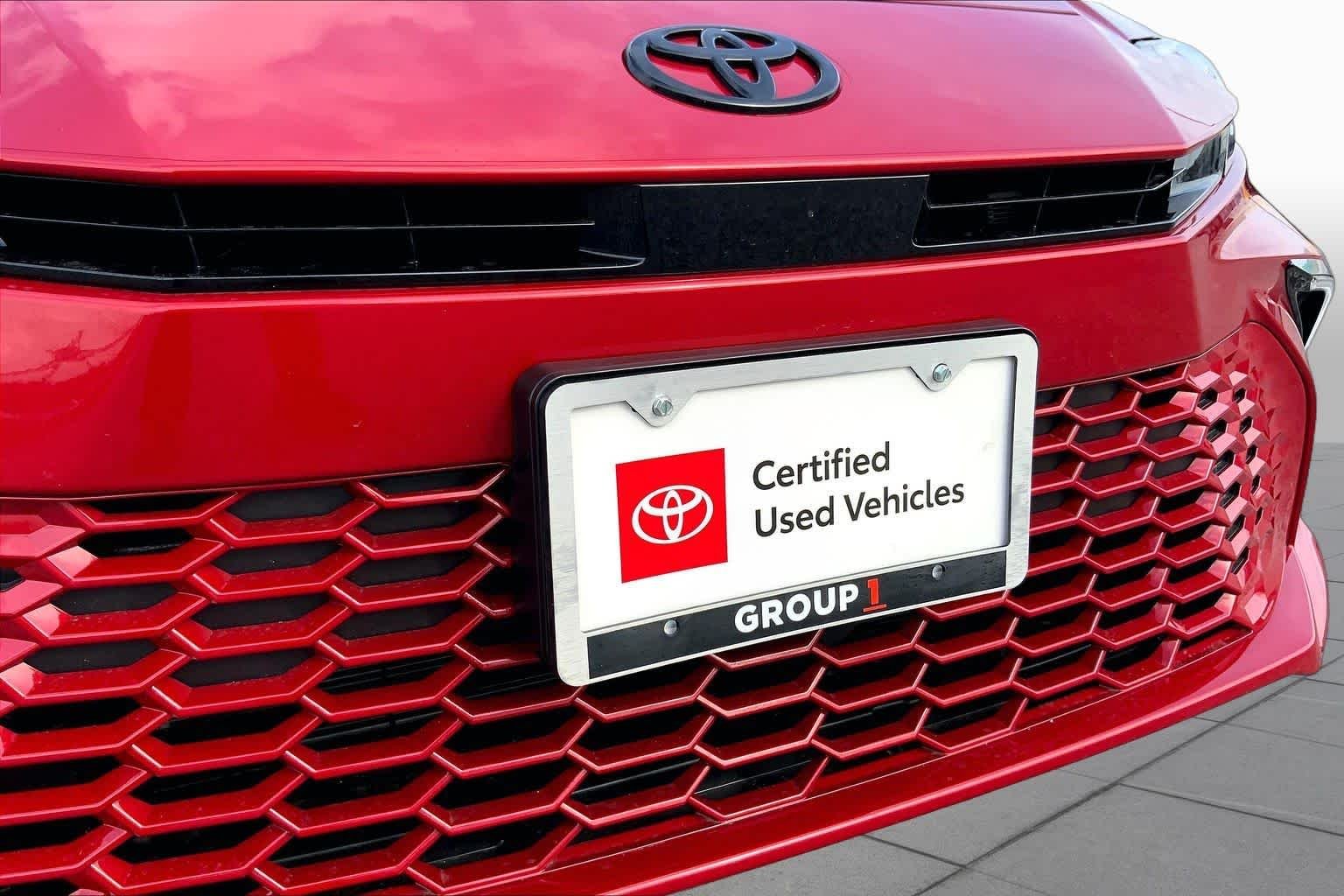 Used 2026 Supersonic Red w/Midnight Black Metallic Roof Toyota XSE image 29