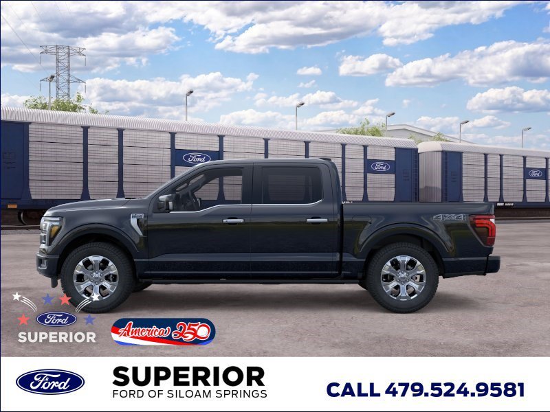 New 2026 Agate Black Metallic Ford Platinum 4WD image 3