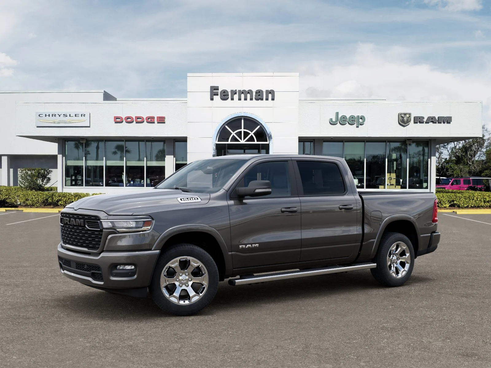 New 2026 Granite Crystal Metallic Clear-Coat Exterior Paint RAM Big Horn/Lone Star image 34