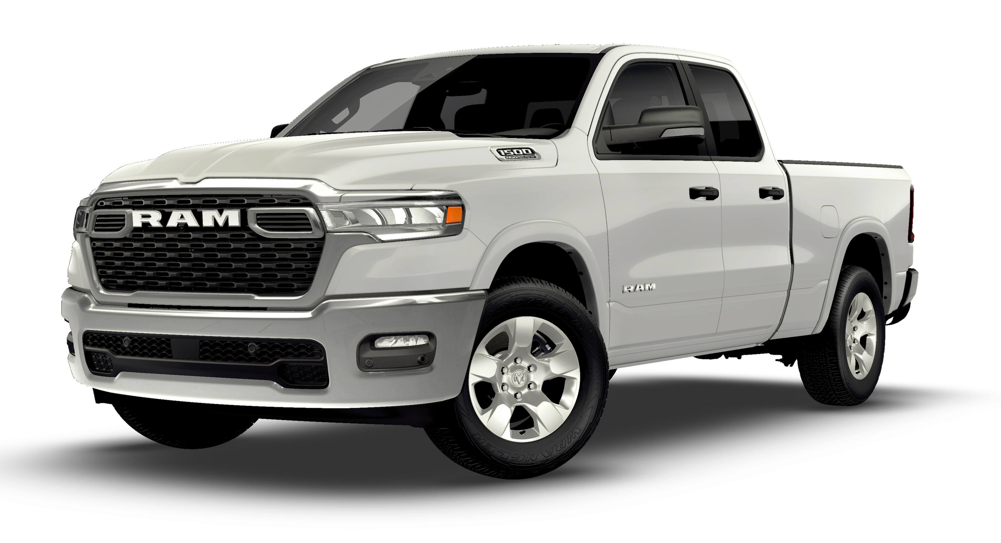 New 2026 Bright White Clear-Coat Exterior Paint RAM Big Horn image 13