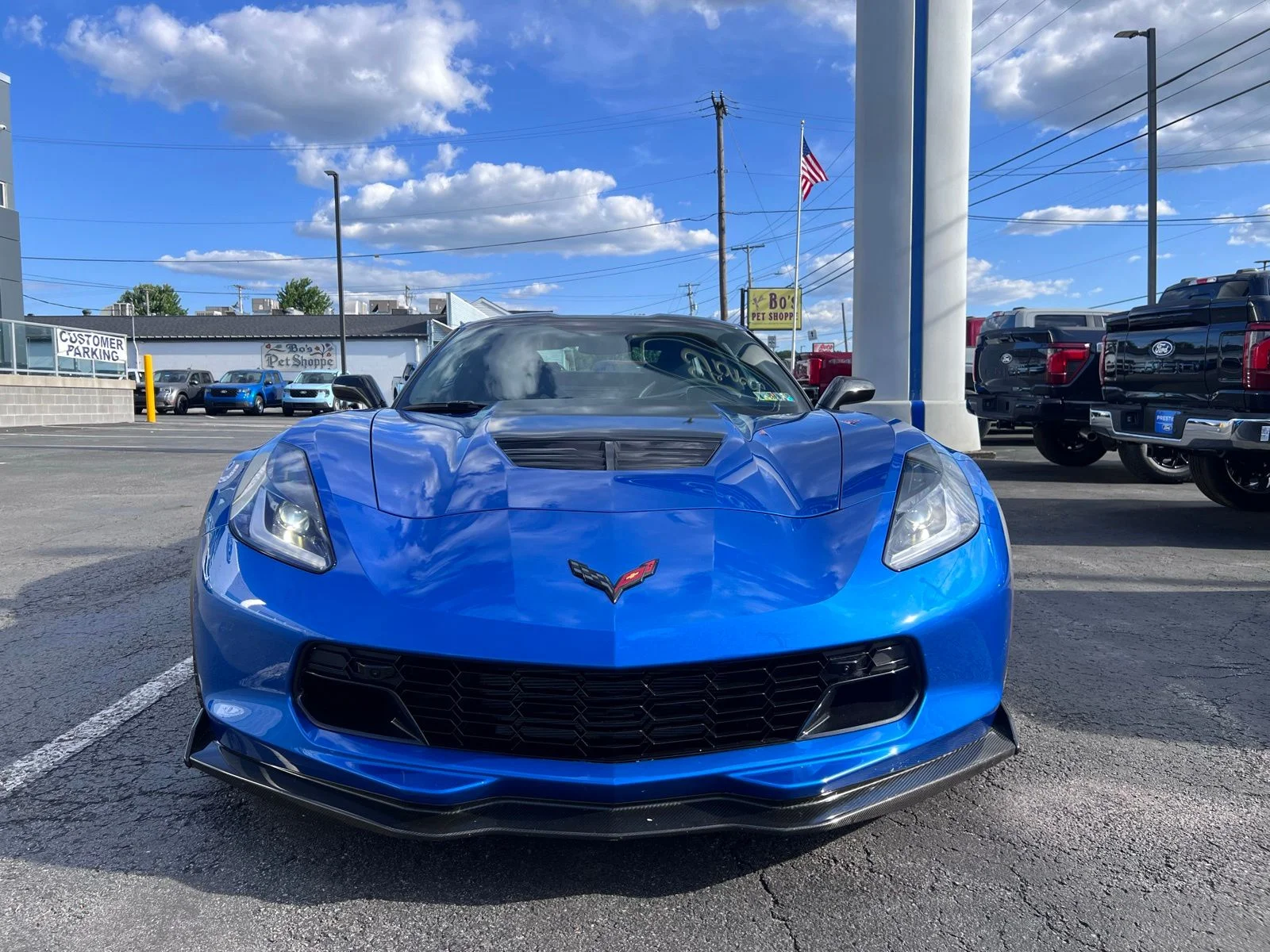 Used 2016 Laguna Blue Metallic Tintcoat Chevrolet Z06 image 2