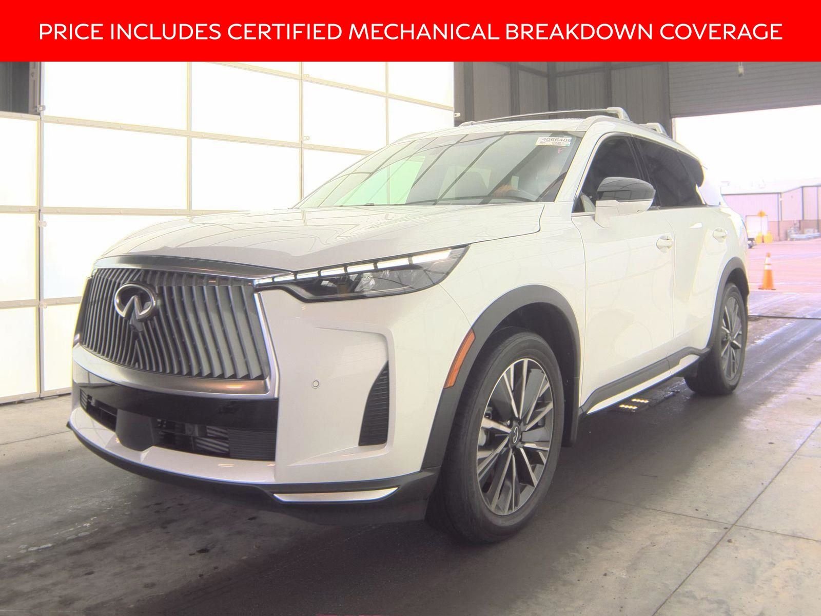 Certified Used 2026 White INFINITI LUXE image 1