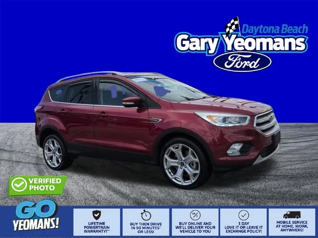 Used 2018 Ruby Red Ford Titanium image 1