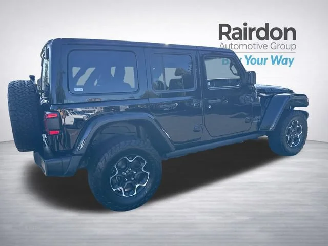 Used 2022 Black Clearcoat Jeep Unlimited Rubicon 4xe image 7