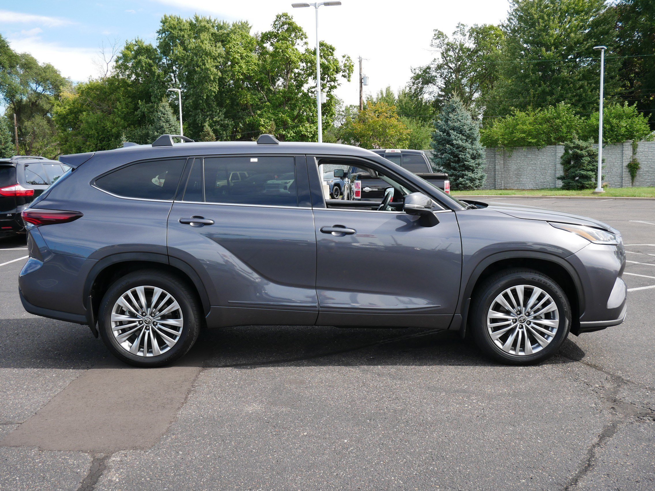Certified Used 2025 Magnetic Gray Metallic Toyota Platinum image 8