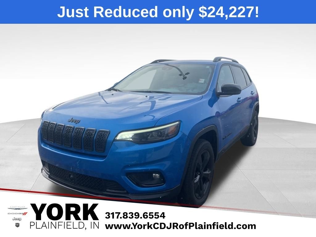 Blue 2023 Jeep Cherokee Altitude 4WD SUV / Crossover Automatic