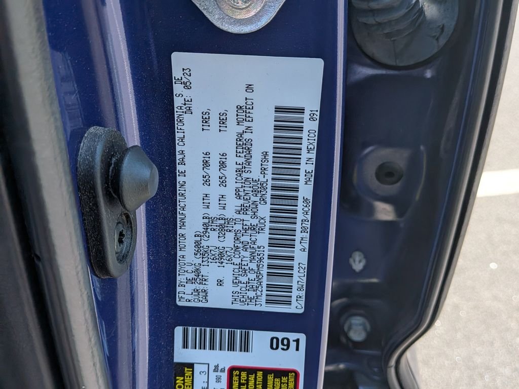 Certified Used 2023 Blue Toyota TRD Off-Road image 35