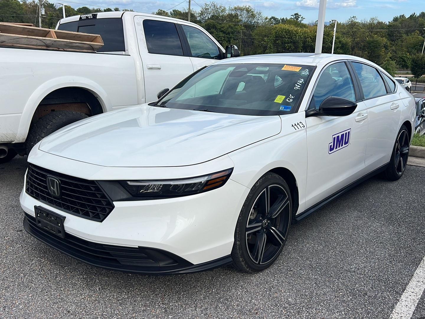 Used 2024 Platinum White Pearl Honda Sport image 1