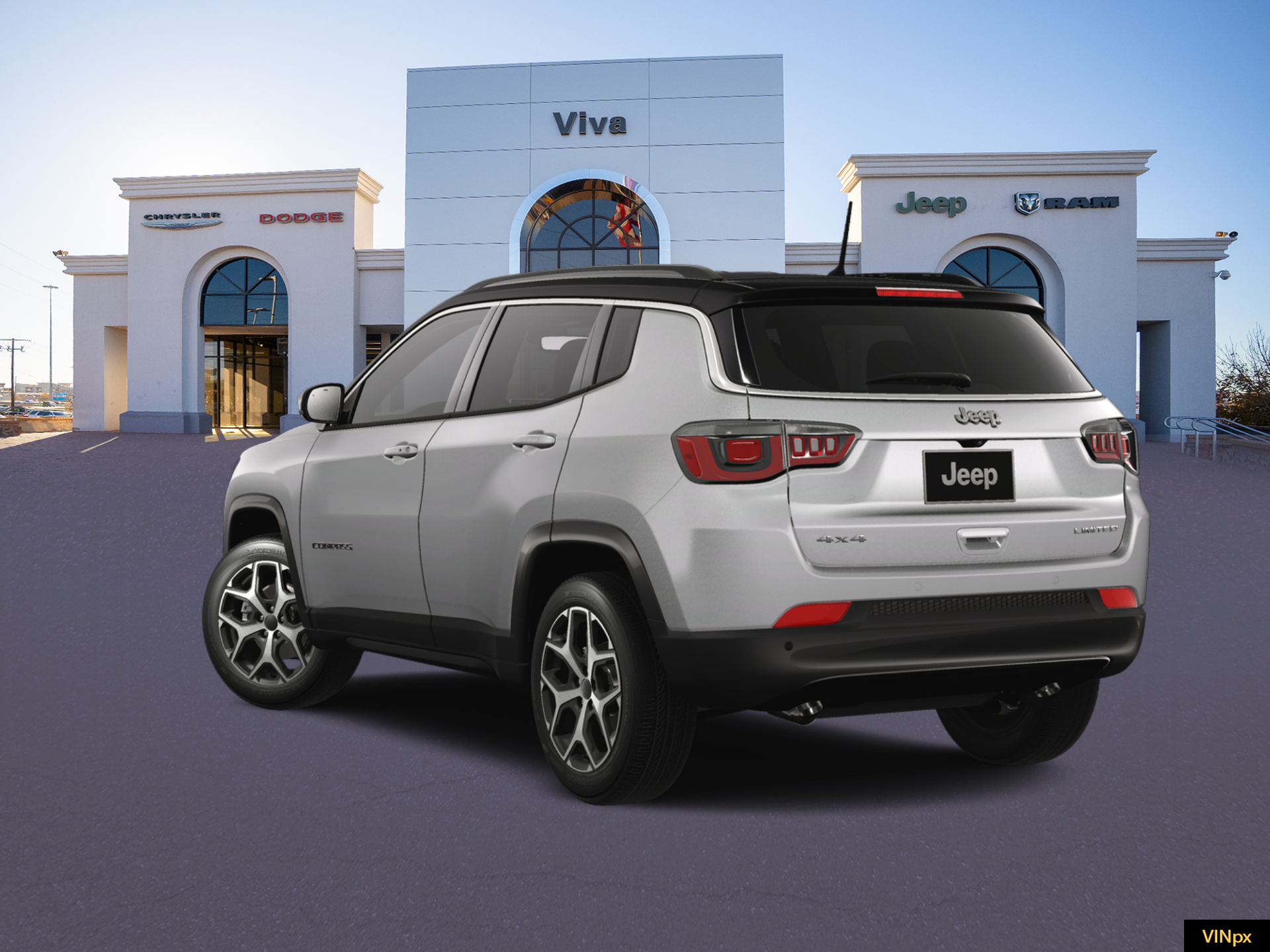 New 2026 Silver Zynith Metallic Clear-Coat Exterior Paint Jeep Limited image 5