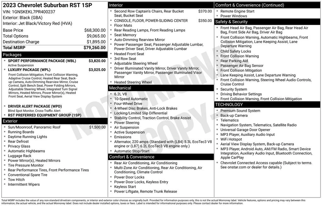 Certified Used 2023 Black Chevrolet RST image 5