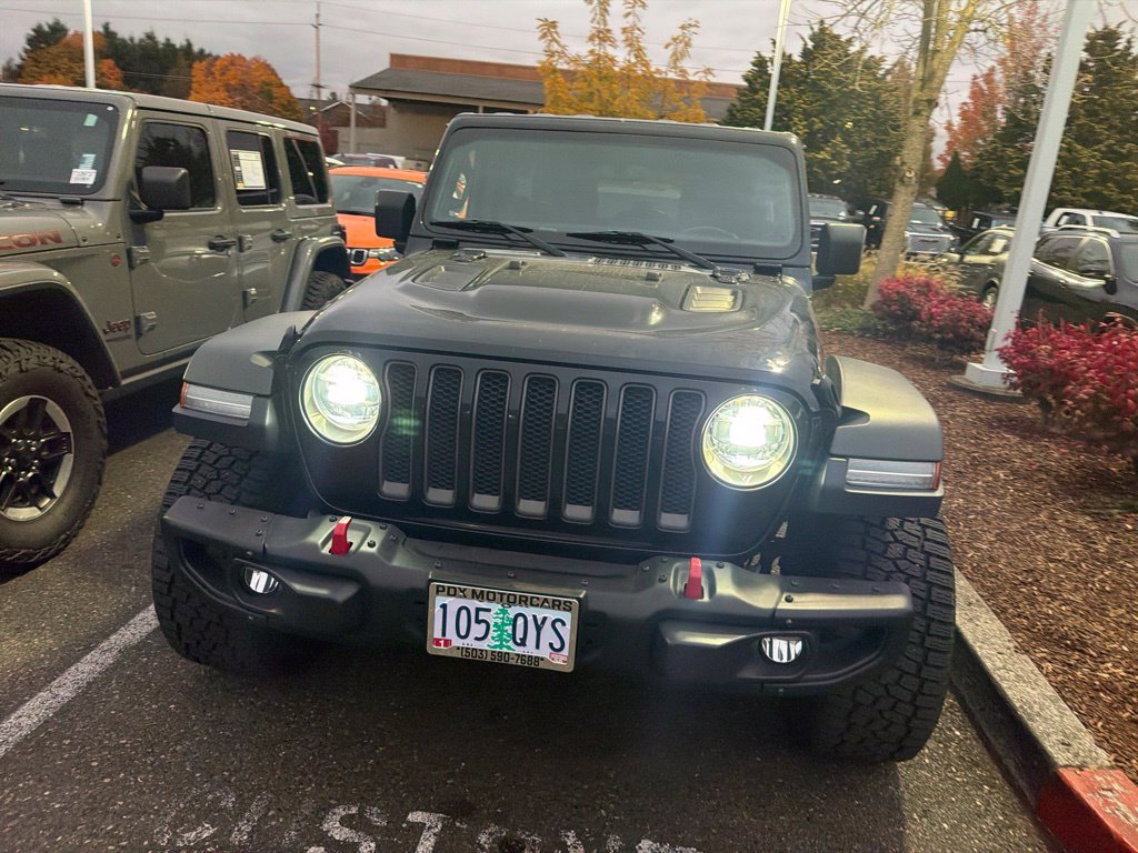 Used 2018 Black Clearcoat Jeep Unlimited Rubicon image 2