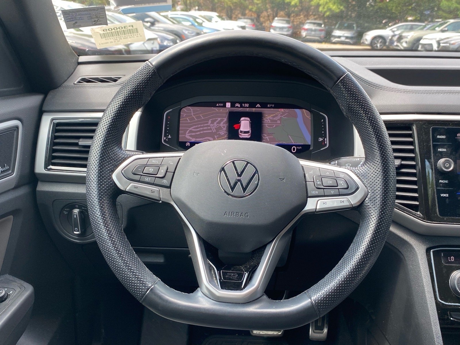 Used 2021 Gray Volkswagen 3.6L V6 SEL Premium R-Line image 4