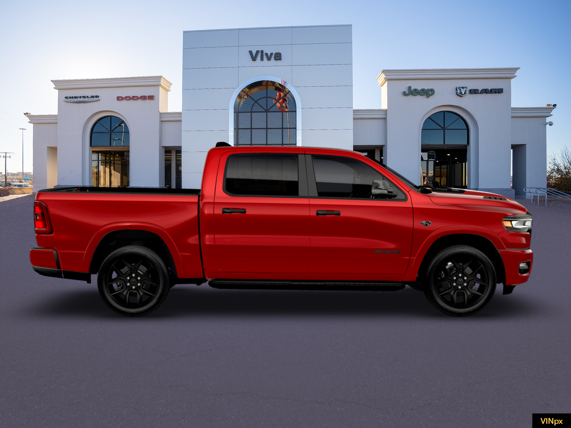 New 2026 Molten Red Pearl-Coat Exterior Paint RAM LARAMIE image 21