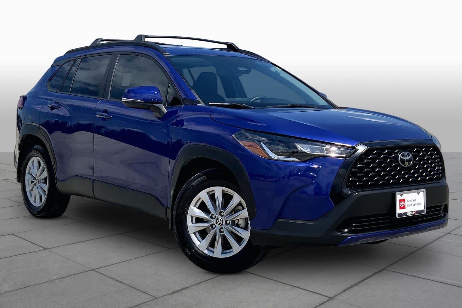 Certified Used 2024 Blue Crush Metallic Toyota LE image 3