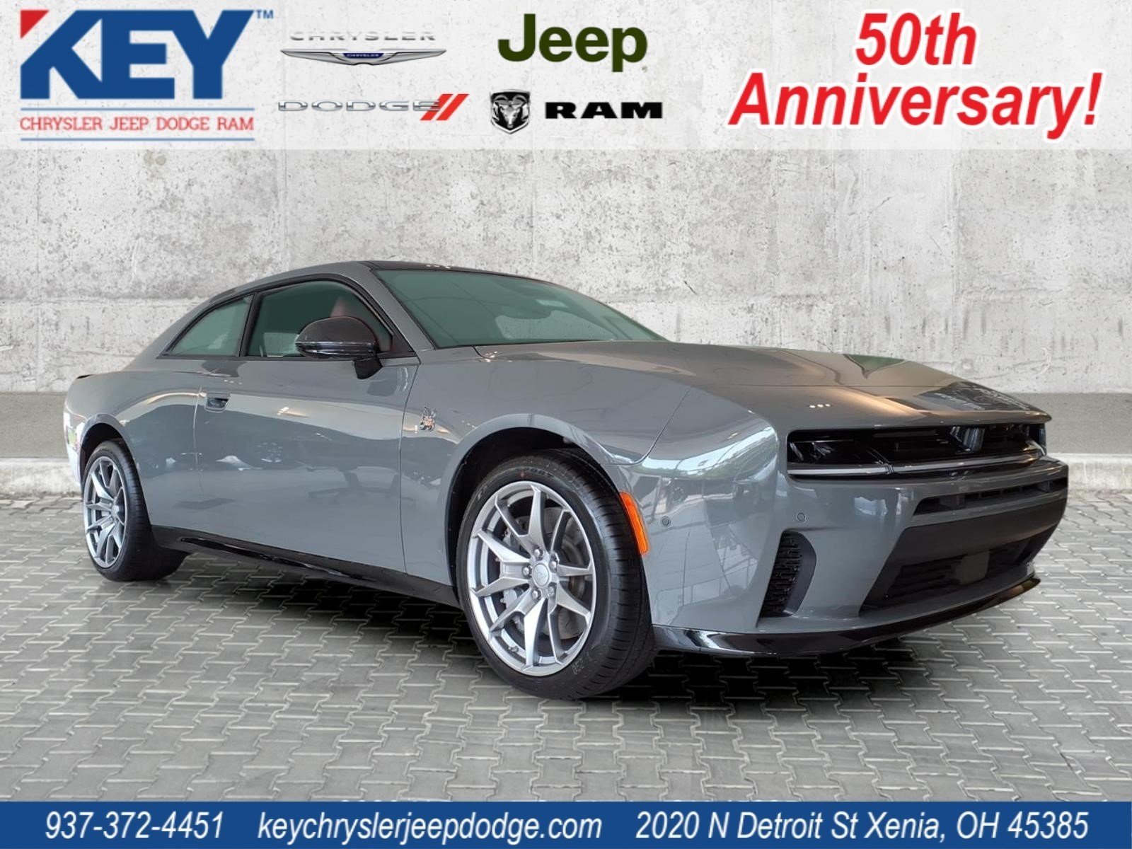 New 2026 Destroyer Gray Exterior Paint Dodge Scat Pack Plus 2-Door AWD image 1
