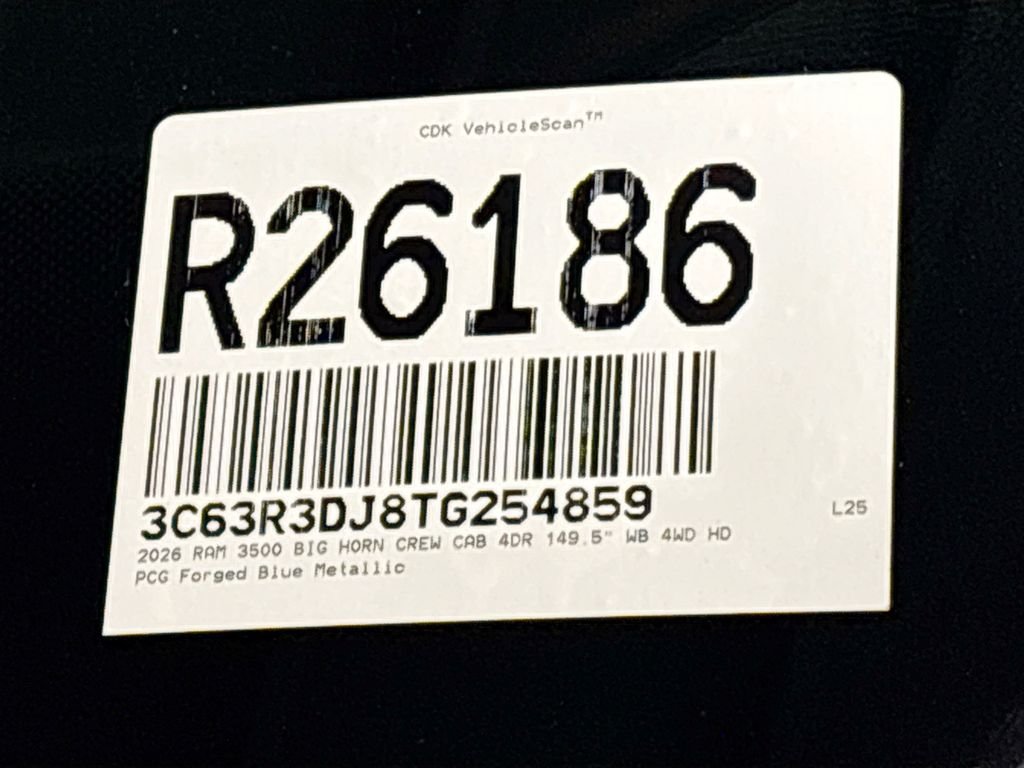 New 2026 Forged Blue Metallic Exterior Paint RAM Big Horn image 25