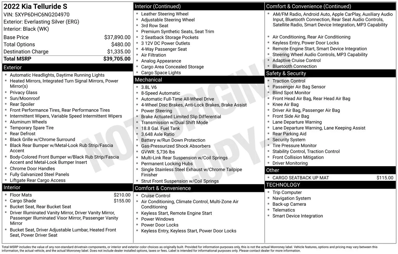 Used 2022 Everlasting Silver Kia S image 47