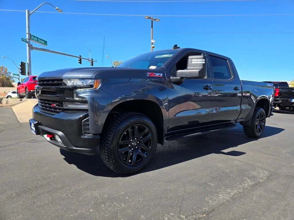 Used 2022 SHADOW GRAY METALLIC Chevrolet LT Trail Boss image 2