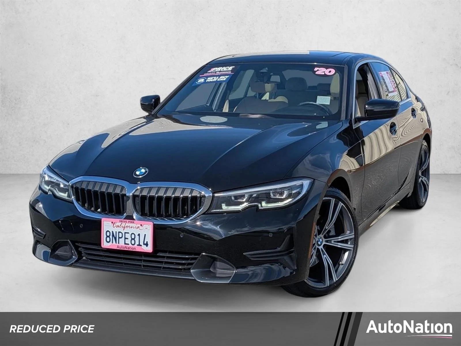 Used 2020 Jet Black BMW 330i image 1