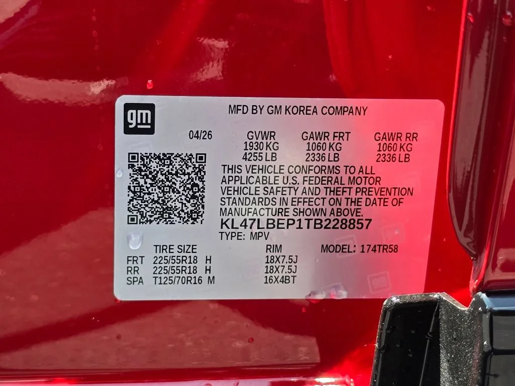 New 2026 Brilliant Red Buick Sport Touring image 33