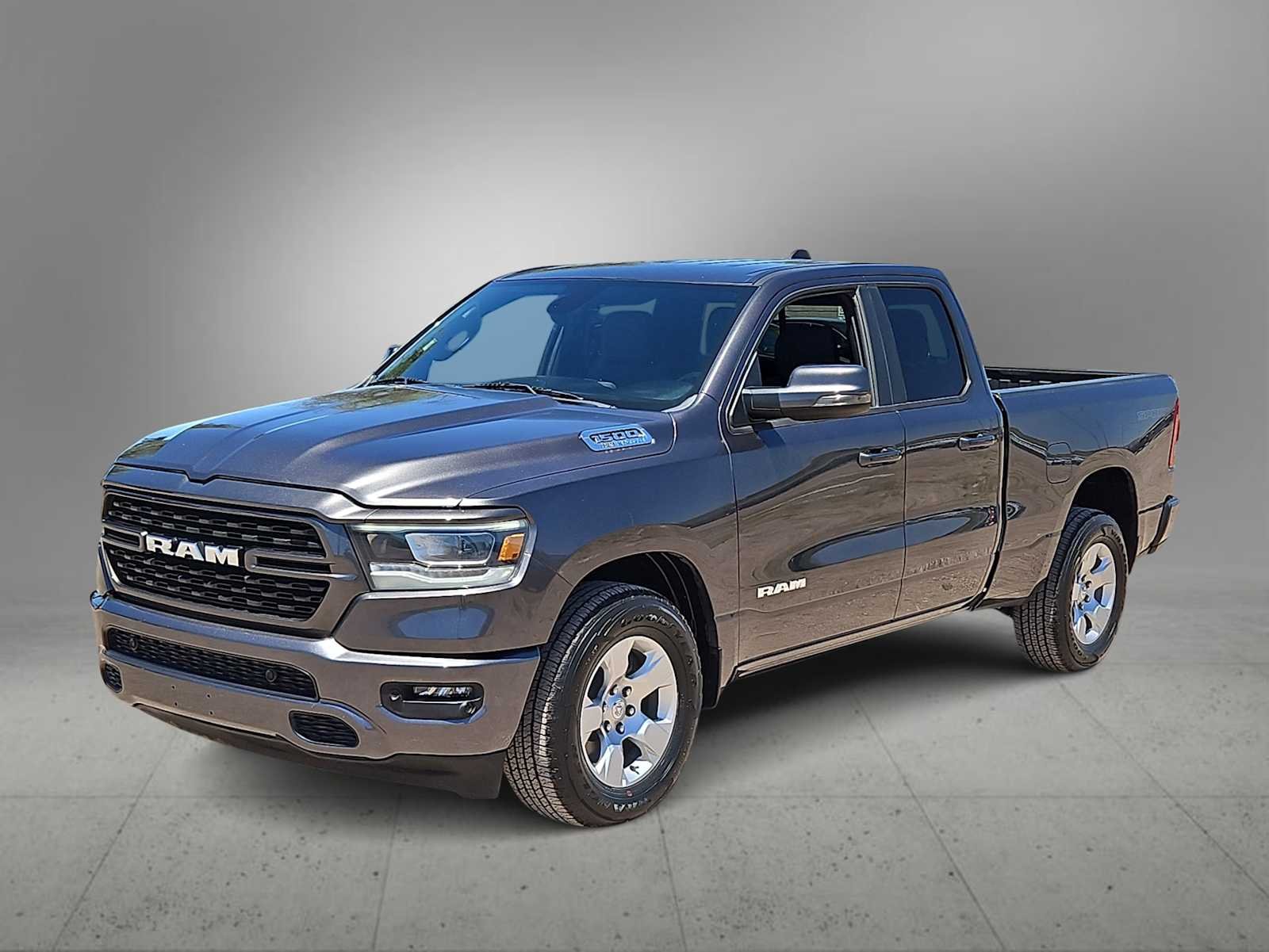 Used 2023 Granite Crystal Metallic Clearcoat Ram Big Horn image 4