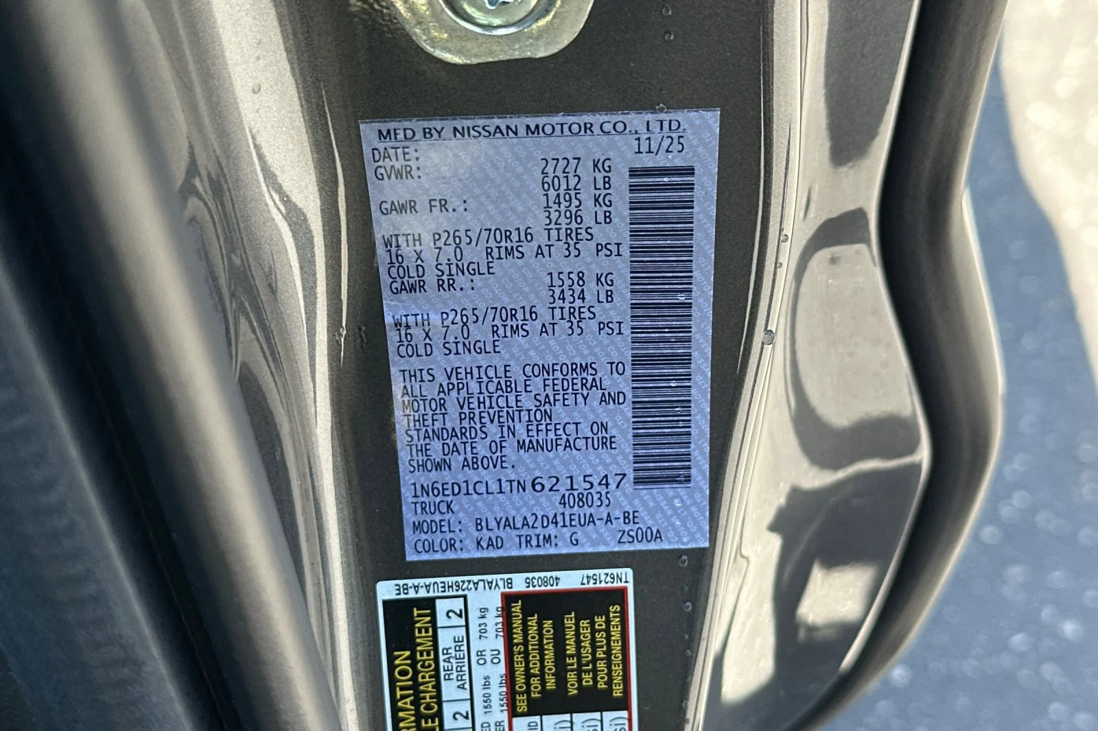 New 2026 Gun Metallic Nissan S image 26