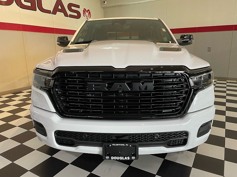 New 2027 Bright White Clear-Coat Exterior Paint RAM Laramie Crew Cab 5