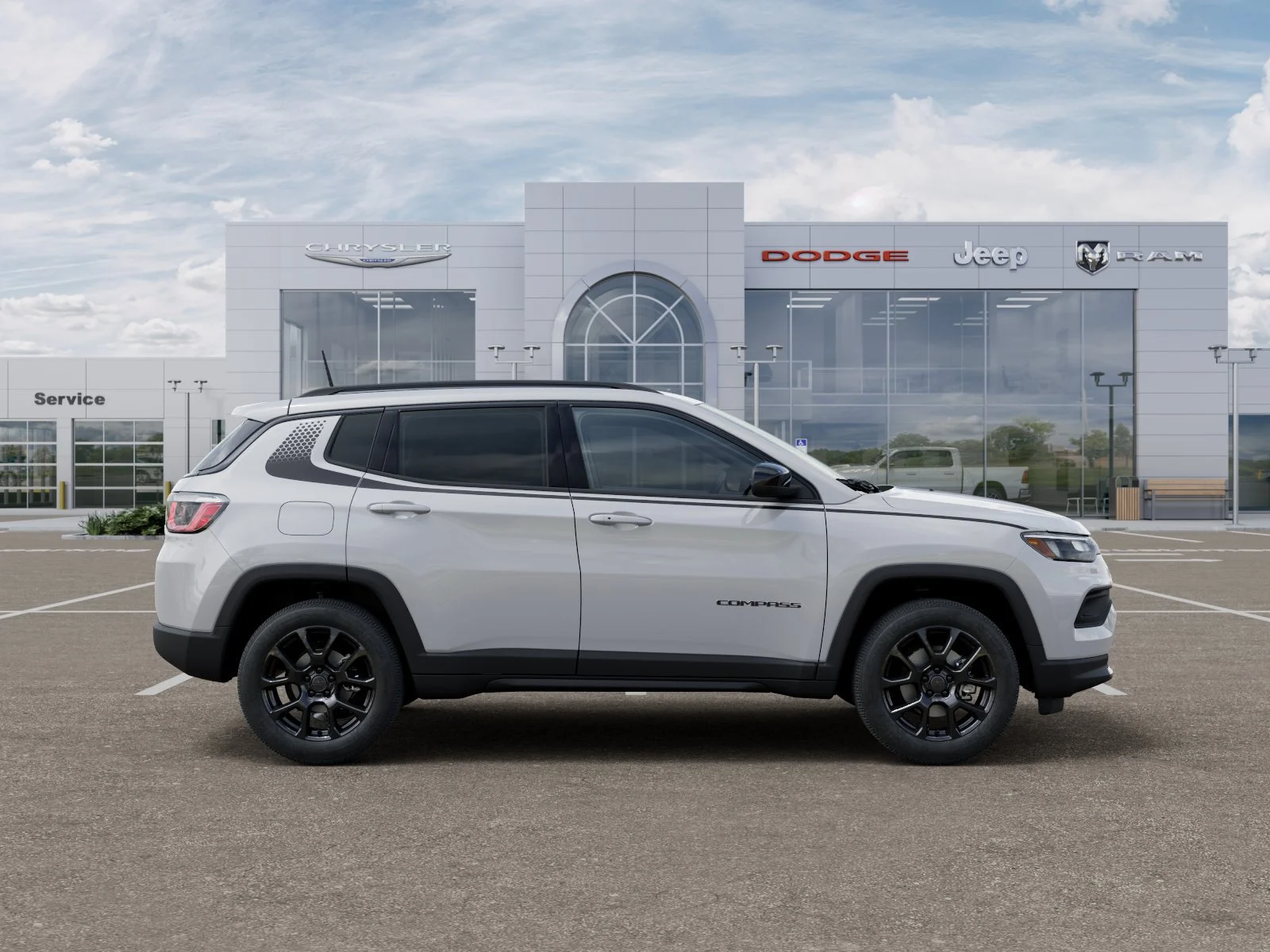 New 2026 Bright White Clear-Coat Exterior Paint Jeep Latitude image 23