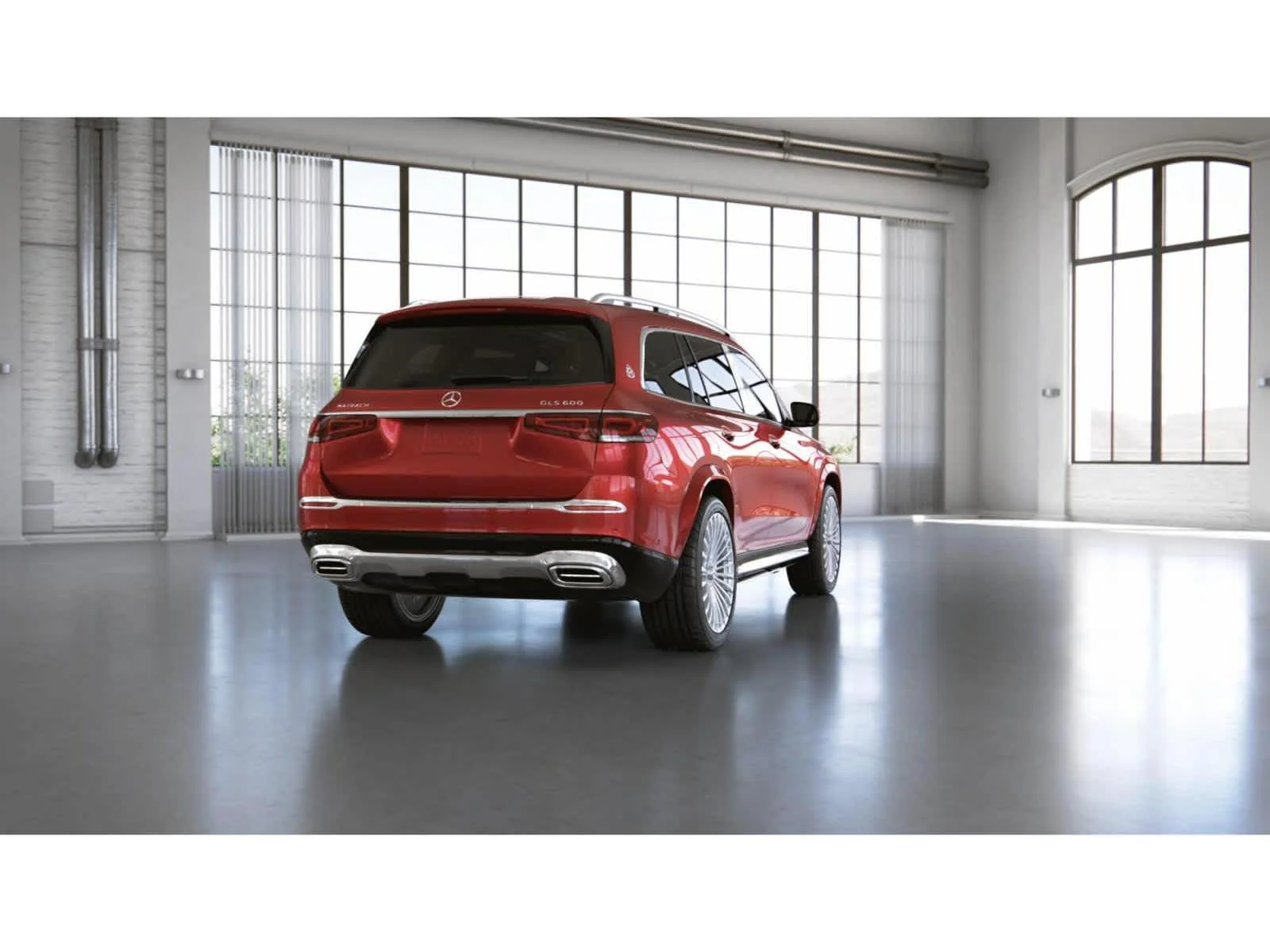 Used 2022 MANUFAKTUR Cardinal Red Metallic Mercedes-Benz Maybach GLS 600 image 23