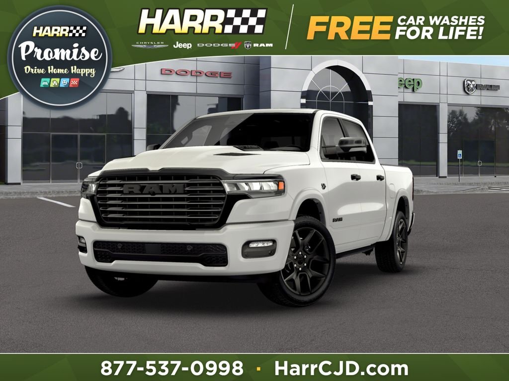 New 2026 Bright White Clear-Coat Exterior Paint RAM Laramie image 1