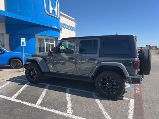 Used 2023 Jeep Wrangler 4xe Sahara 4XE with VIN 1C4JJXP69PW611625 for sale in San Marcos, TX