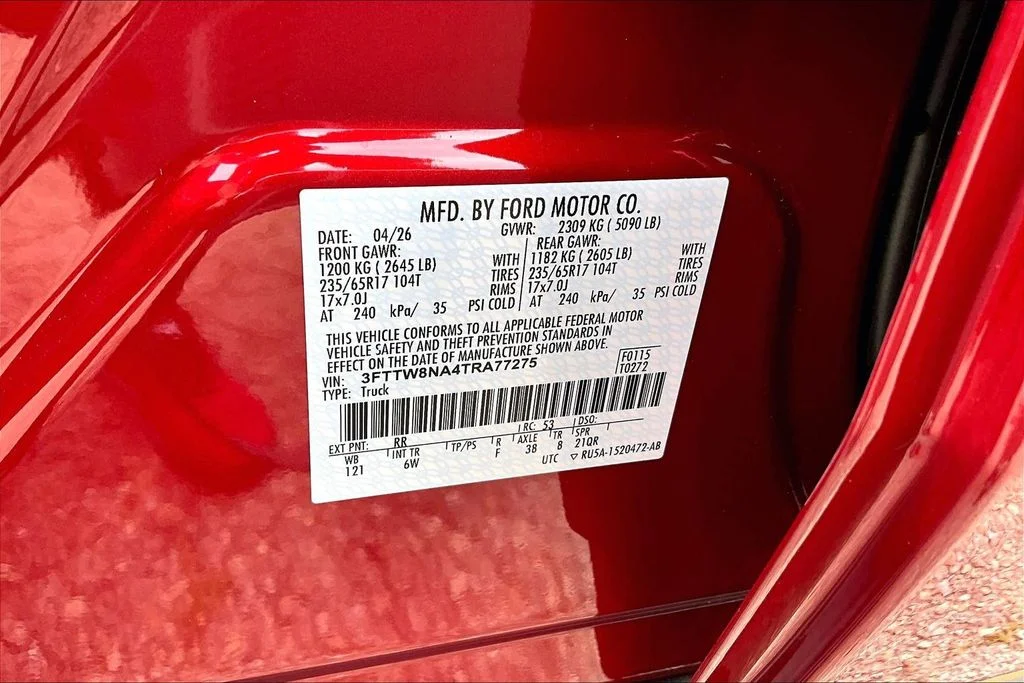 New 2026 Red Ford Tremor® image 9