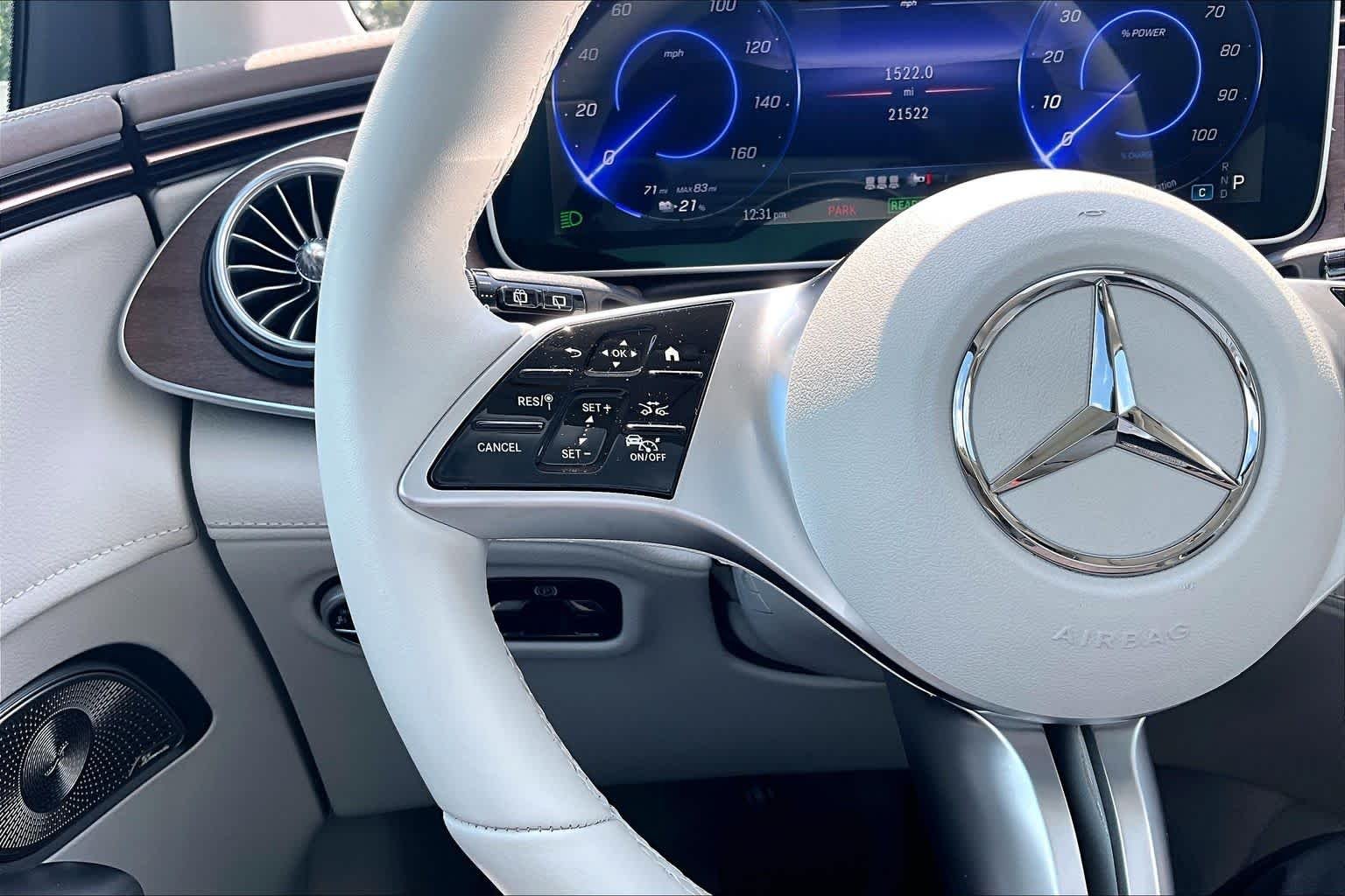 Used 2023 MANUFAKTUR Diamond White Metallic Mercedes-Benz EQE 350 image 23