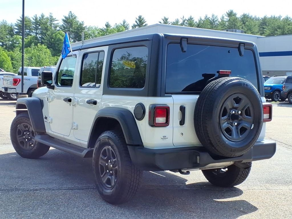Certified Used 2023 Bright White Clearcoat Jeep Sport image 6