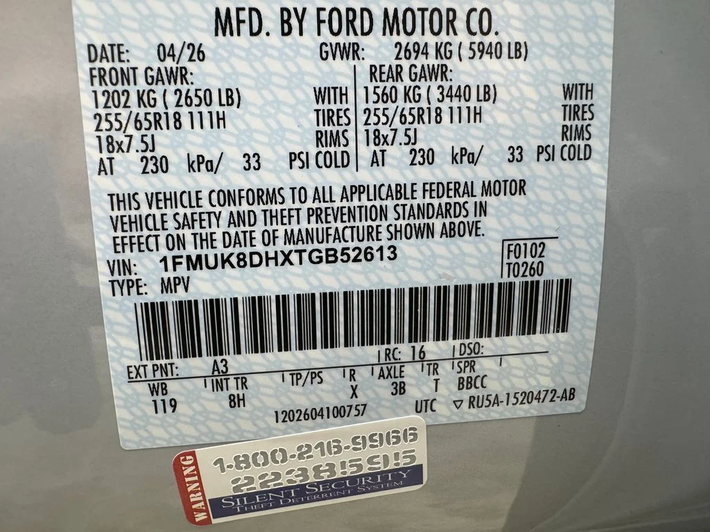 New 2026 Space White Metallic Ford Active image 34