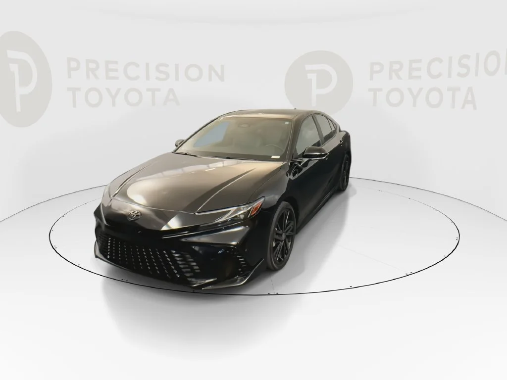 Used 2025 Midnight Black Metallic Toyota XSE image 19