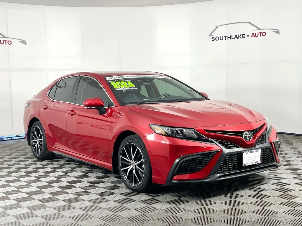 Used 2024 Red Toyota SE image 2